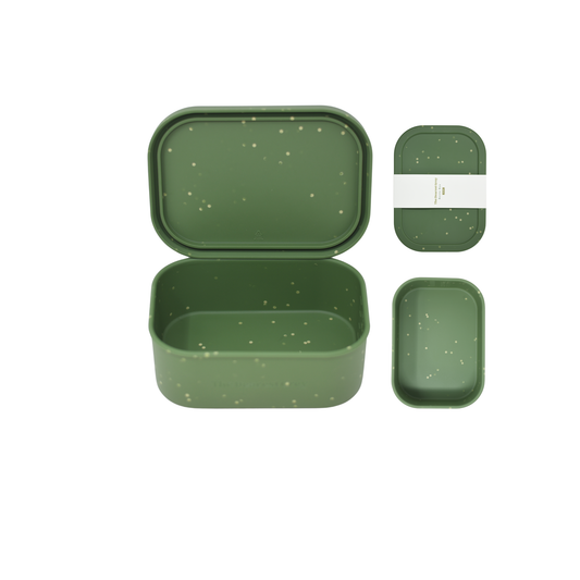 Jumbo No Divider Bento - Evergreen