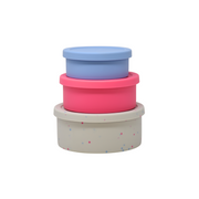 Bowl Set- Confetti, Hot Pink, Periwinkle