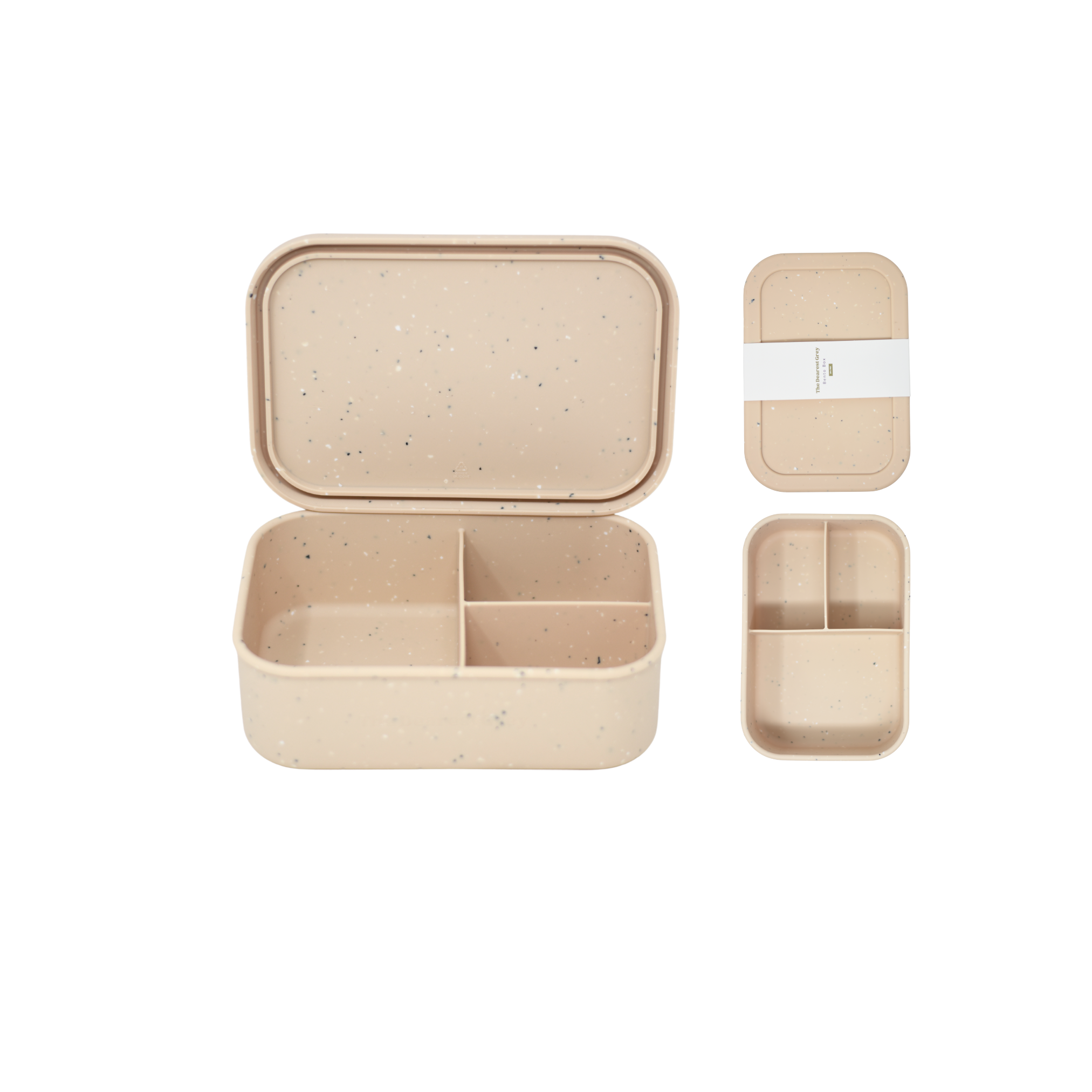 Biggie Silicone Bento Box (L) - Sandstone