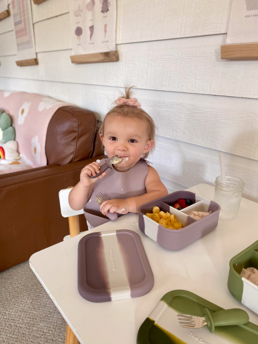 Catch Bib Set | Jade & Lavender