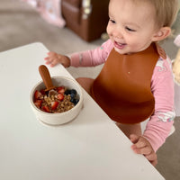 Catch Bib Set | Terracotta & Ginger