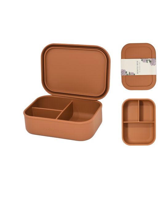 Silicone Bento Box | Terracotta