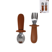 Fork & Spoon Set | Terracotta & Ginger