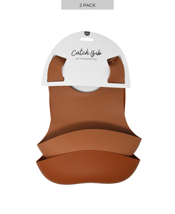 Catch Bib Set | Terracotta & Ginger