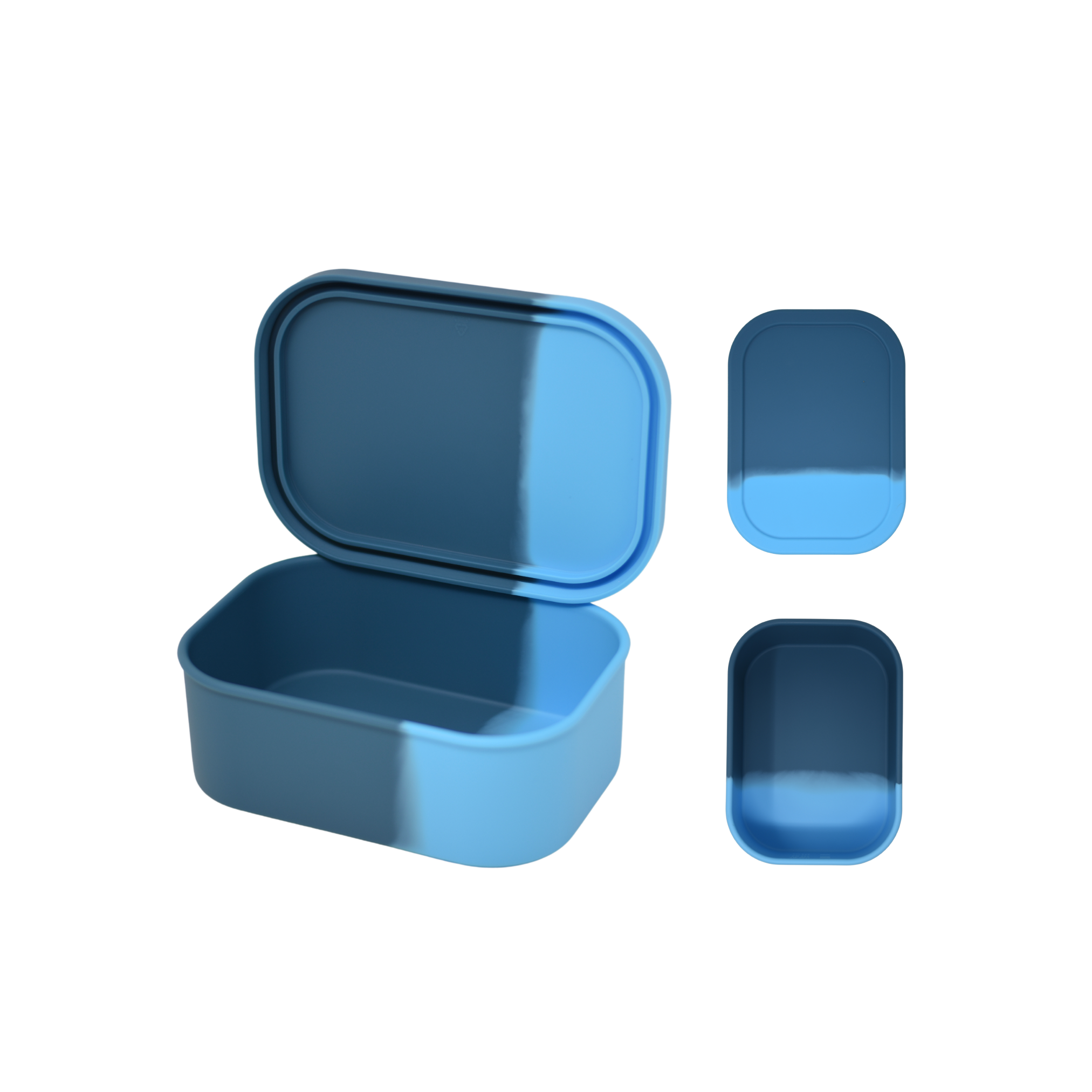 Jumbo No Divider Bento - Blueberry Blue