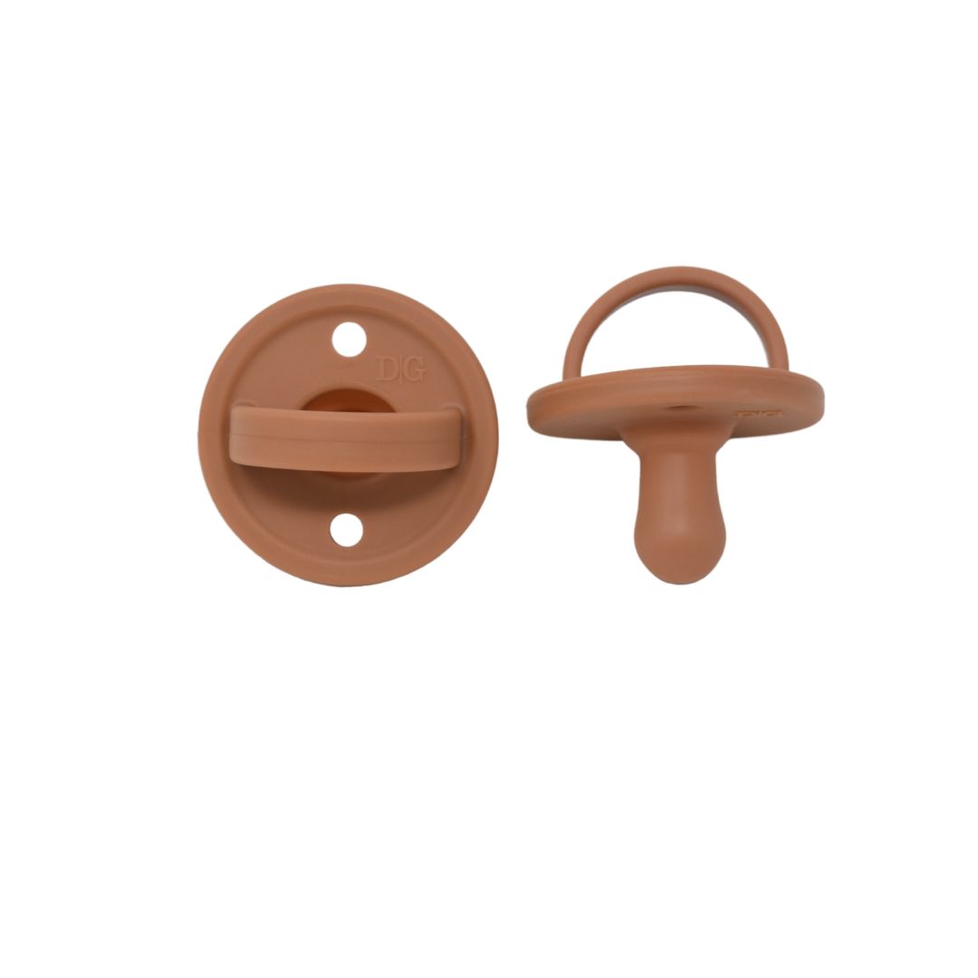 The Mod Pacifier | Natural | Terracotta (1 Pacifier)