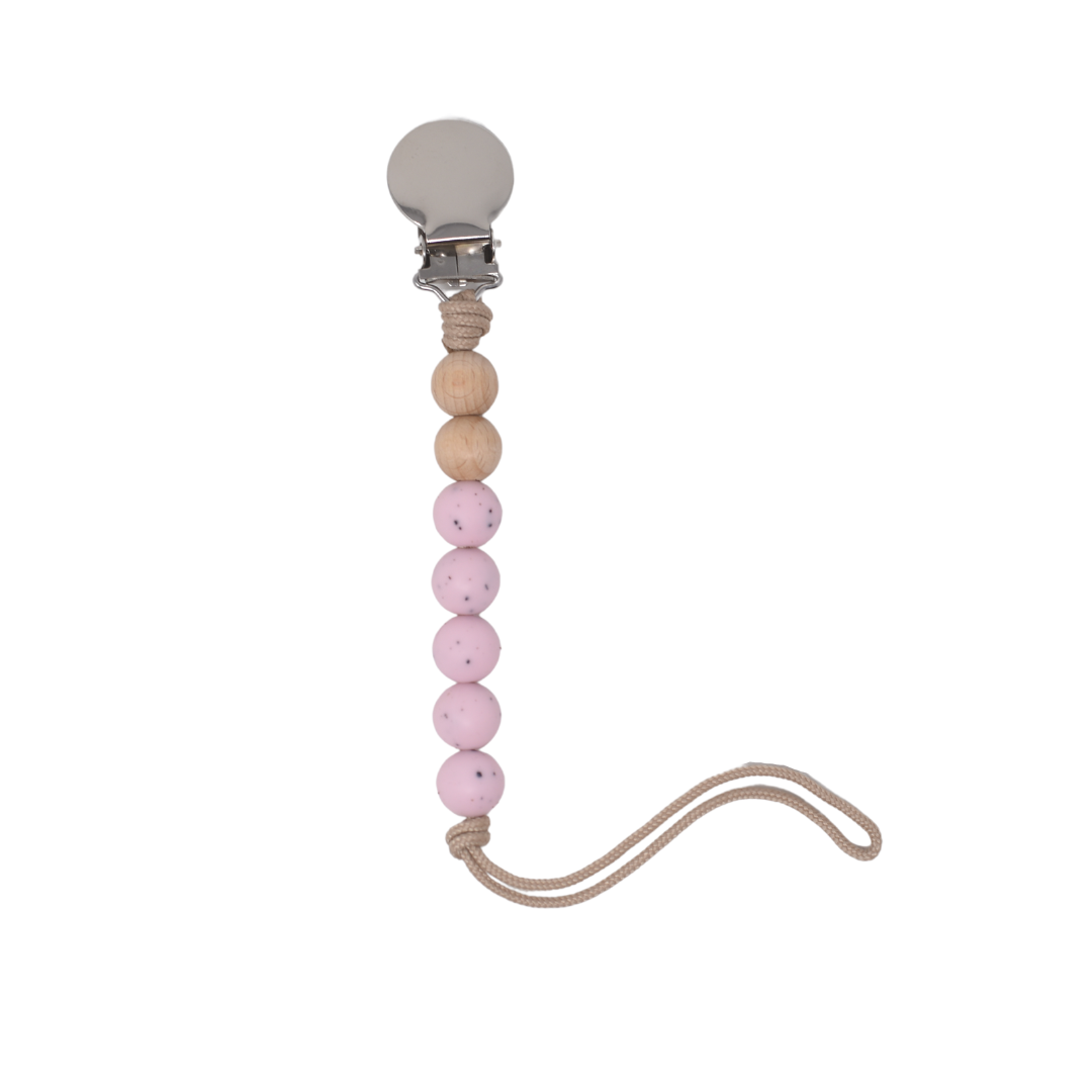 Uniquely Knotted Clip | Speckled Pink